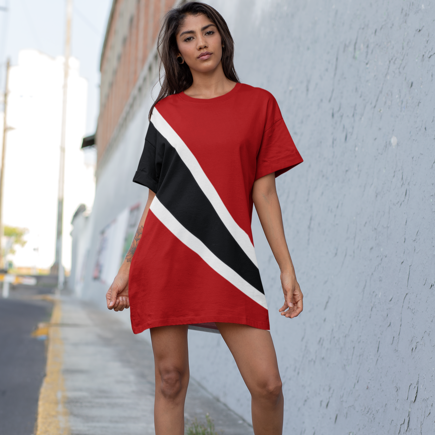 Trinidad and Tobago Flag - T-shirt dress