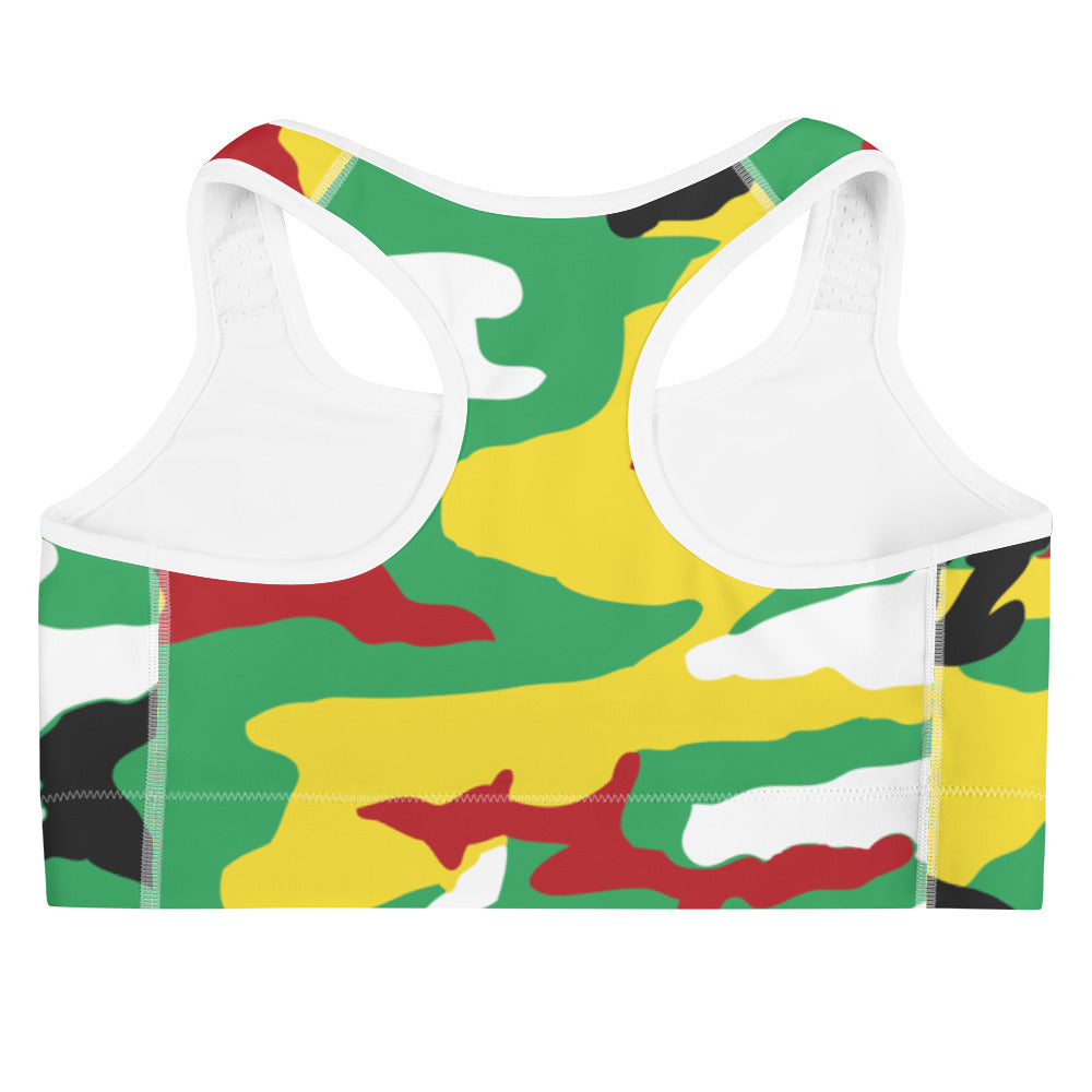 Bahamas Camouflage - Sports bra - Properttees